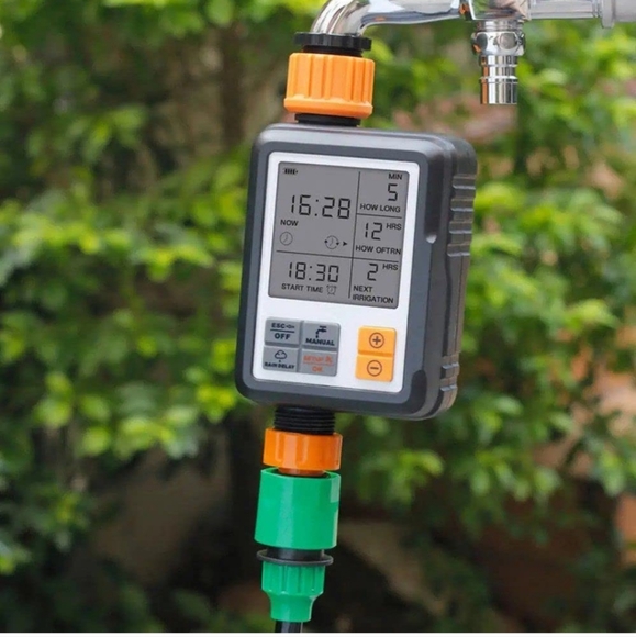 Water Timer Digital Programmable Garden Lawn Tap Hose Faucet Sprinkler Timer - Picture 1 of 7